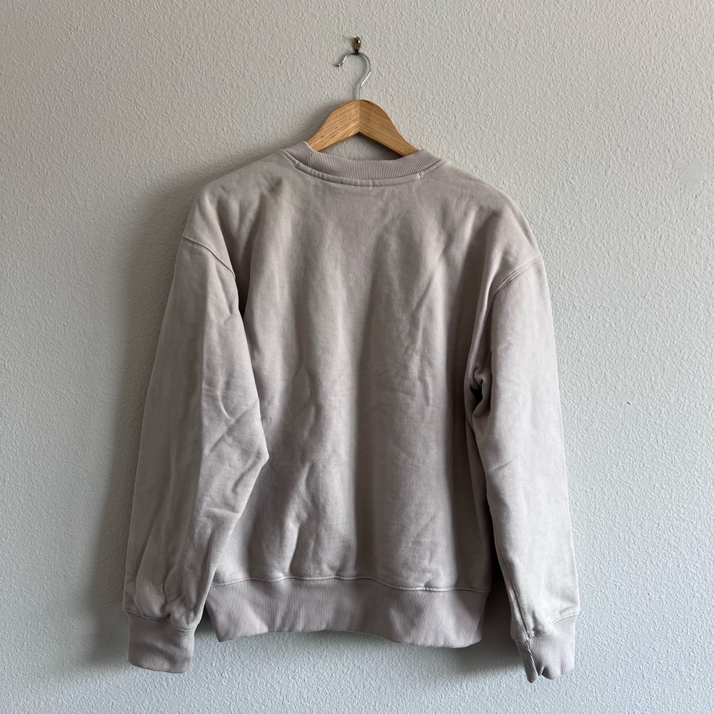Adidas Oversized Cream Crewneck - Picture 4 of 4